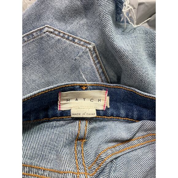 Hatch Blue Denim Maternity Shorts - Picture 4 of 5